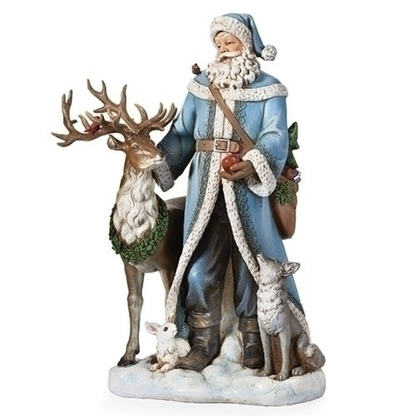 Santa's Woodland Companions Statue